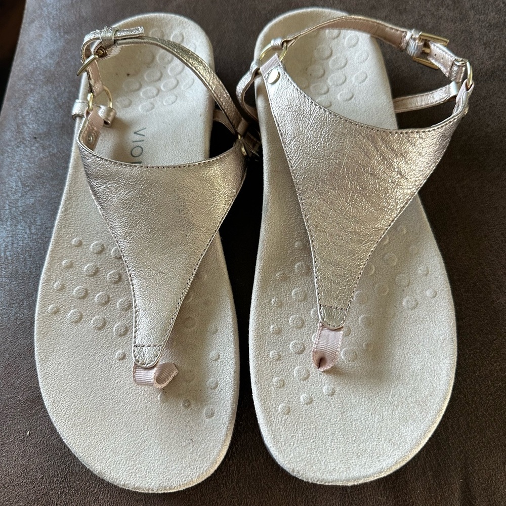 Vionic Kirra Women's Sandals Shoes Size 10 Gold